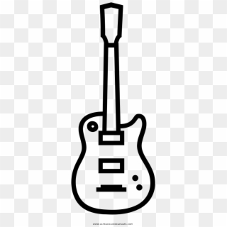 Guitarra-eléctrica Página Para Colorear - Guitarra Electrica Para Dibujar Clipart