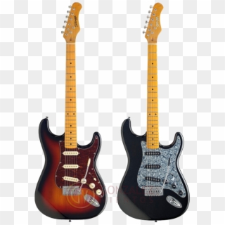 Guitarra Electrica Stratocaster Vintage Negro Stagg - Fender Stratocaster Clipart