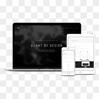 Quant By Design Website Mockup 01 All Devices - Gadget Clipart