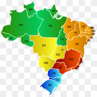 Mapa Do Brasil Png Grande - Campo Grande Mapa Brasil Clipart