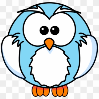 Light Blue Owl Cartoon Svg Clip Arts 600 X 585 Px - Printable Owl Coloring Pages - Png Download