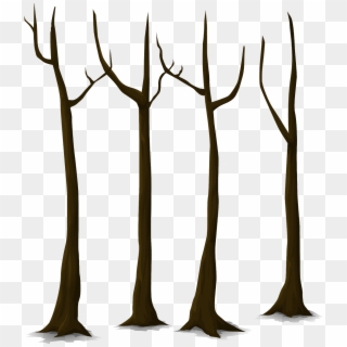 Tree Dead Trunk Nature Leaves Png Image - Tree Bunch Png Clipart