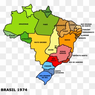 Mapas Históricos Do Brasil - Mapa Do Brasil 1988 Clipart
