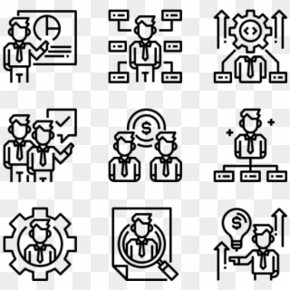 Business People - Curriculum Vitae Icons Png Clipart