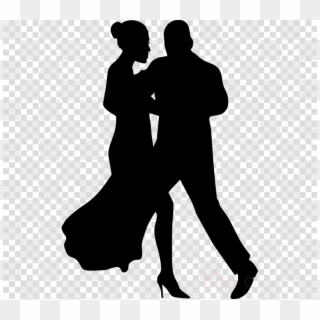 Black Dancing Couple Png Clipart Dance Clip Art - Bride And Groom Transparent Background