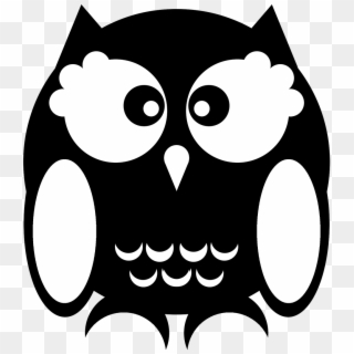Owl, Cute, Silhouette, Design, Bird, Animal, Cartoon - Lechuza Dibujos Clipart