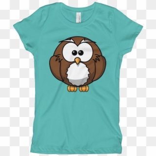 New Style Girls Cartoon Owl Kid's T Shirts - Cartoon Owl Clipart