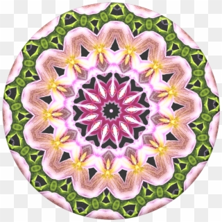 Orchid Mandala, Popsockets - Mandala Clipart