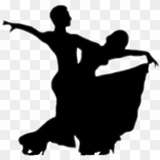 #dance #couple #black #shadow #stickers - Ballroom Dancer Silhouette Clipart