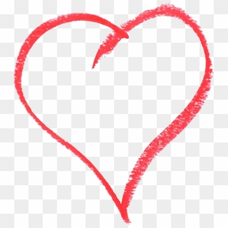 Heart Sketching Style Png - Transparent Heart Sketch Png Clipart