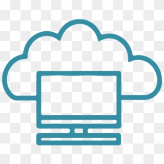 Cloud Hosted Desktops - Remote Access Icon Clipart