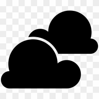 Png File - Black Clouds Shape Clipart
