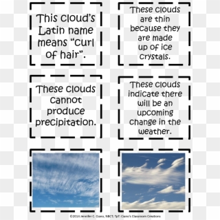 Clouds Sort {with Photographs} $2 - Kids Letter Clipart