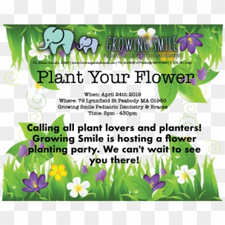 Plant Your Flower - Clipart Transparent Background Spring - Png Download