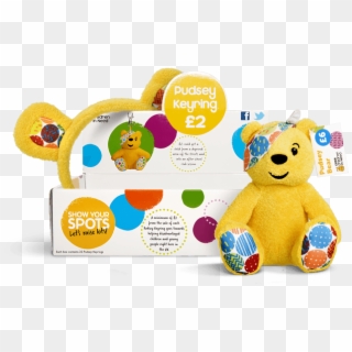 Children In Need Pudsey Ears - Stuffed Toy Clipart