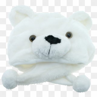 Animal Hat In Polar Bear - Teddy Bear Clipart