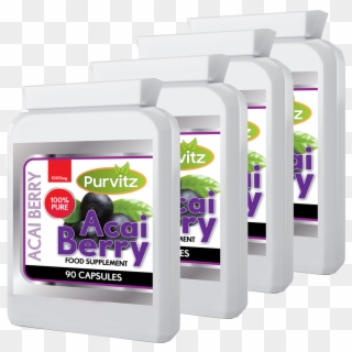 Acai Berry 1000mg Pure Detox 360 Capsules Dietary Aid - Detoxification Clipart
