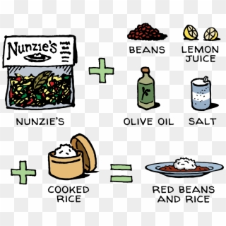 Homemade Quality Red Beans & Rice Made Easier - Cartoon Clipart