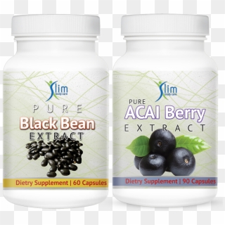 Pure Black Bean Extract Plus Acai Berry Extract Pure - Bilberry Clipart