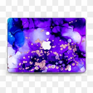 Purple Color Splash - Input Device Clipart