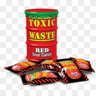Toxic Waste Red Sour Candy Clipart