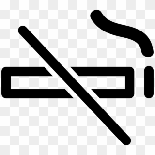 Smoking Not Allowed Symbol - Dont Smoke Icon Clipart