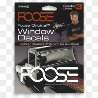 Foose Vinyl Window Decal - Chip Foose Clipart