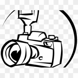 Video Camera Clipart Black And White - Clip Art Camera Png Transparent Png