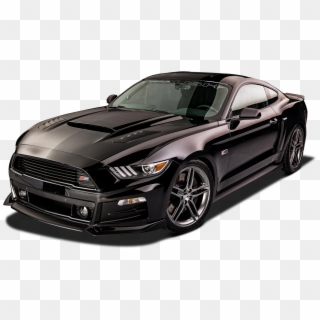 Download Stylish Black Ford Roush Rs Mustang Car Png - 2017 Mustang Hood Scoop Clipart