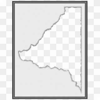 A Map Of Bradford With A Smooth, Dark Grey Frame And - Map Clipart
