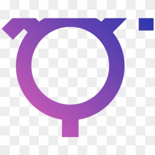 Transgender Male Female Symbol - Circle Clipart