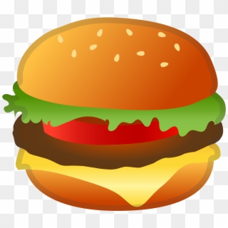 Cheeseburger Clipart Svg - Hamburger Emoji - Png Download