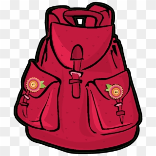 Pink Backpack Girl School Education Young Student - Girl Backpack Png Clipart