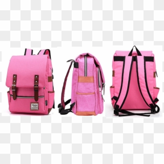 Pink Durable Feskin Back To School Backpack - Backpack Clipart