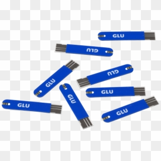 Glucose Test Strips Blue - Computer Data Storage Clipart
