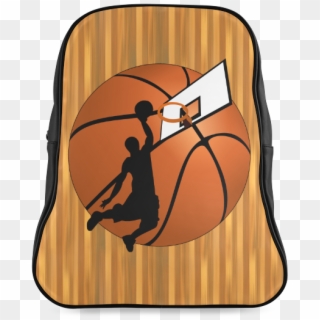 Slam Dunk Basketball Player School Backpack/large - Basketball Clipart
