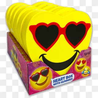 Emoticon Heart Box - Gummy Candy Clipart