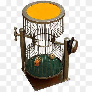 C1910 Antique Casino Cage Dice Game Large Chuck~a~luck - Cage Clipart