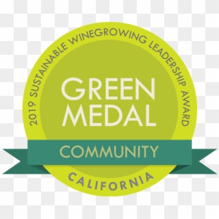 Green Medal Business Award - Bay Area Winery Sustainable Growing Clipart