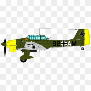 Collection Of Free Attacked Airplane Download On - Ww2 Stuka Clipart