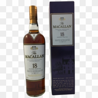 Macallan 18 Years Old 2017 Release - Single Malt Whisky Clipart
