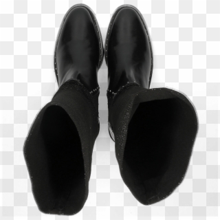 Boots Susan 52 Black Stafy Glitter Black Rivets - Boot Clipart