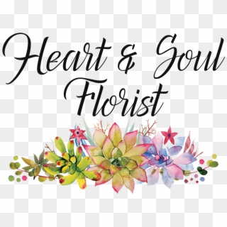 Heart & Soul Florist - Calligraphy Clipart