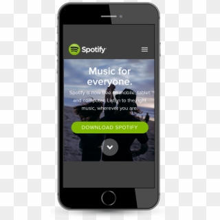 Spotify3-phone - Smartphone Clipart