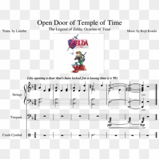 Open Door Of Time - Sheet Music Clipart