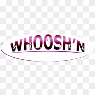 Whoosh'n Logo Wit Cirkel - Graphic Design Clipart