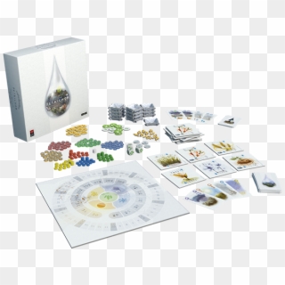 Con Un Precioso Diseño Y Unos Componentes Coloridos - Petrichor Board Game Clipart