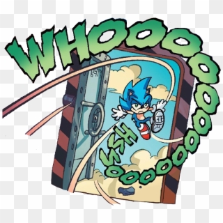 View Samegoogleiqdbsaucenao Sonic Whoosh , - Cartoon Clipart