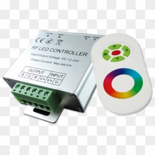 Controladora Rgb Con Control Remoto Touch 216w 12-24v - Cd Clipart
