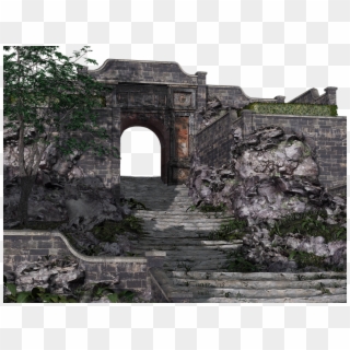 Stairs Stone Architecture Gradually Old Growth - Ruins Clipart